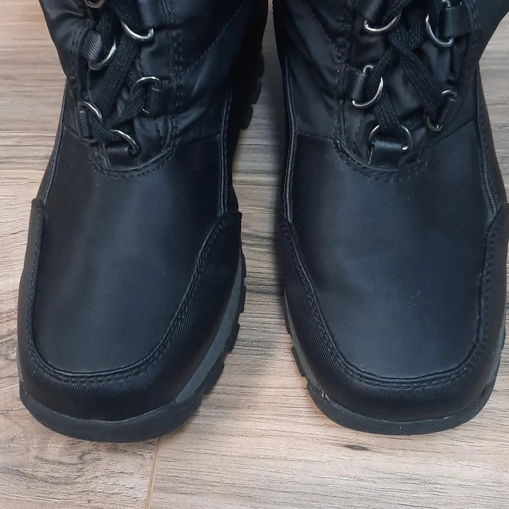 Totes Black Snow Boots Size 6 - Picture 4 of 5